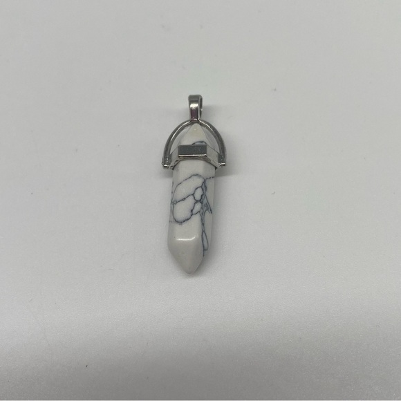 Fashion Natural Stone Crystal Pillar Pendants Jewelry Making DIY Necklace 1pc - Picture 5 of 11